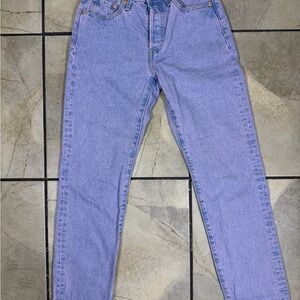 Levi's 501 Women's Straight Leg Jeans Purple hue